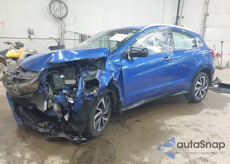 2019 Honda Hr-V Sport из США, поврежденный, VIN 3CZRU6H17KG720805